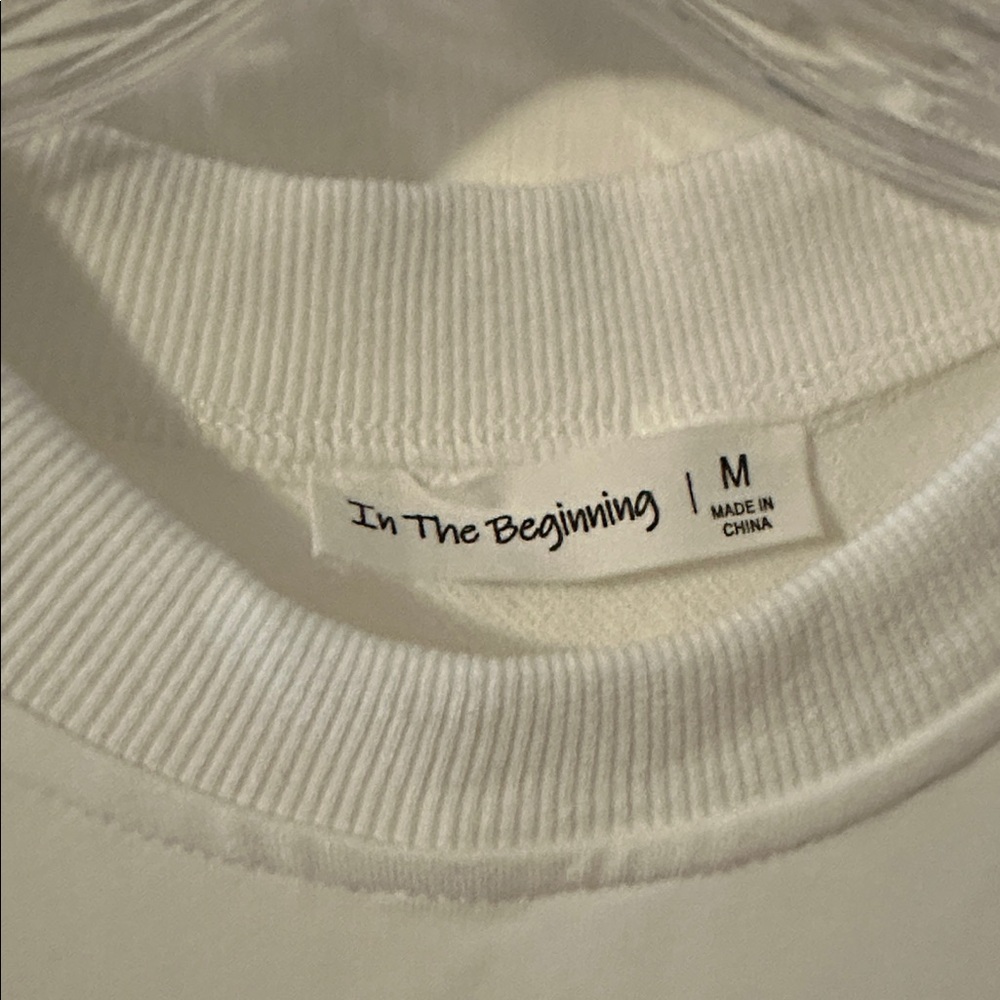 In the Beginning White and Pink Babydoll Dress, Size M, NWT - Picture 3 of 8